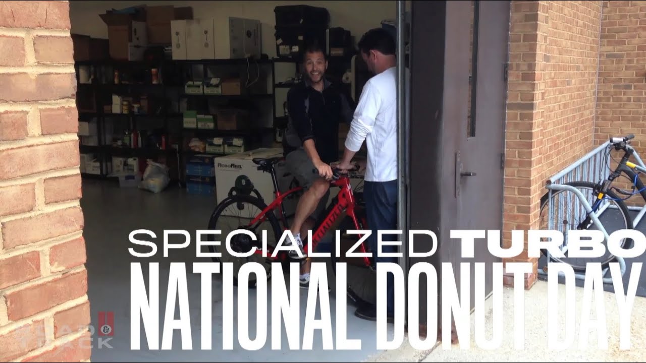 Specialized Turbo Bike Burnout for National Donut Day