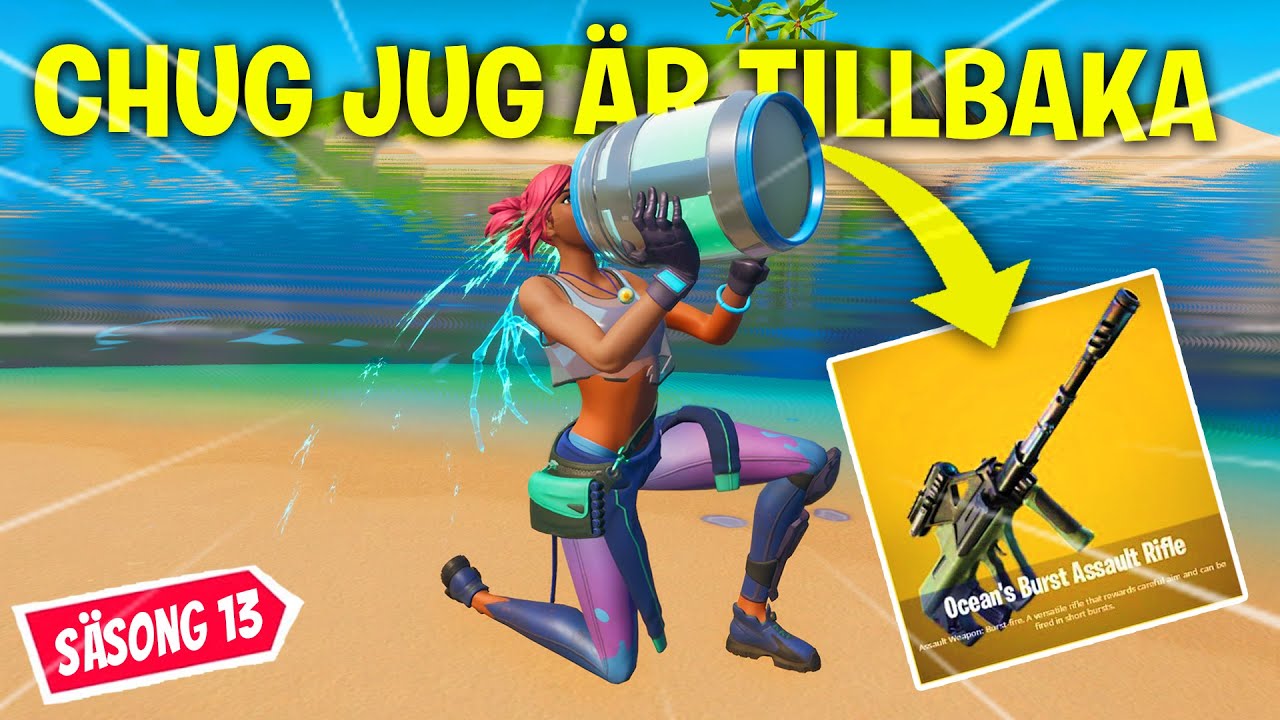 HITTAR NYA OÄNDLIGA MYTHIC CHUG JUG I FORTNITE & LETAR EFTER NYA BOSSEN! *SÄSONG 13 UPDATE*