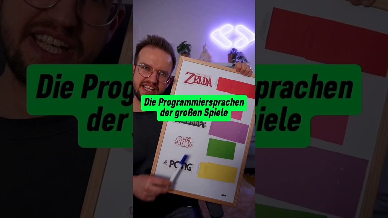Die Programmiersprachen der großen Spiele 🎮 #programmieren #programmiersprache