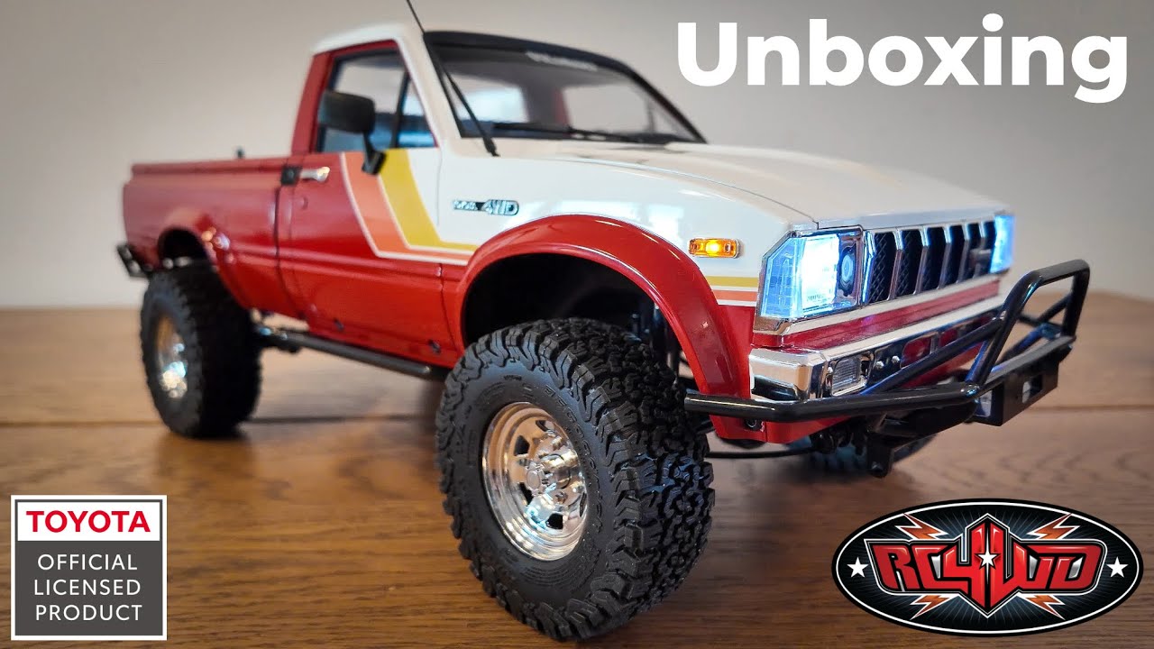 Unboxing e prima prova RC4WD Trail Finder 2 Toyota Pickup 1982 