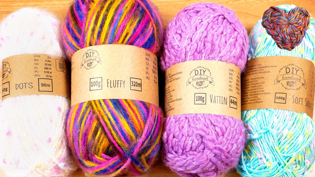 Haul | 4 x Wolle für den Frühling von Tedi | Schnäppchen Garn für die neue Jahreszeit im Test