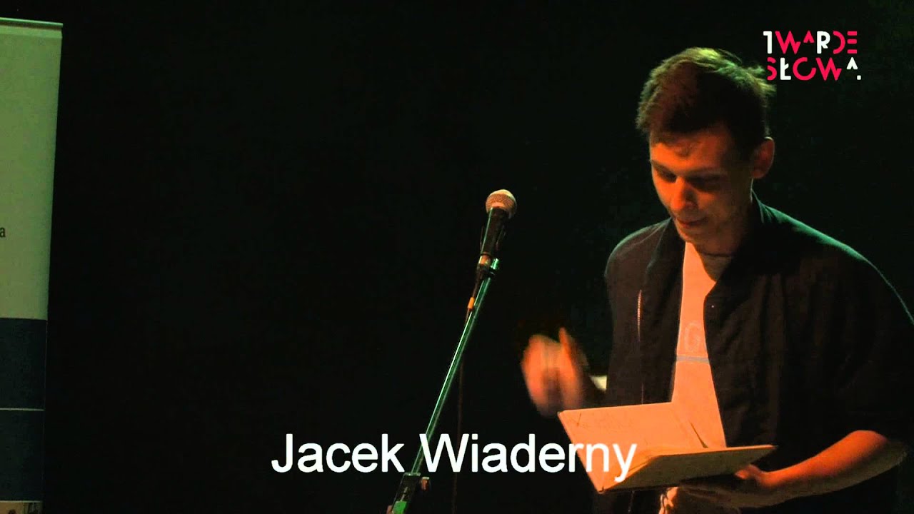 Jacek Wiaderny w slamie poetyckim TWARDE SŁOWA