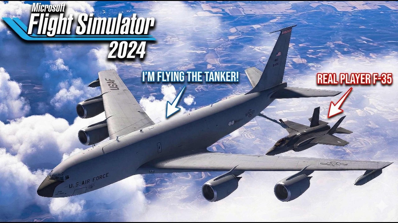 Refueling REAL Players Mid-Air | KC-135R in MSFS 2024