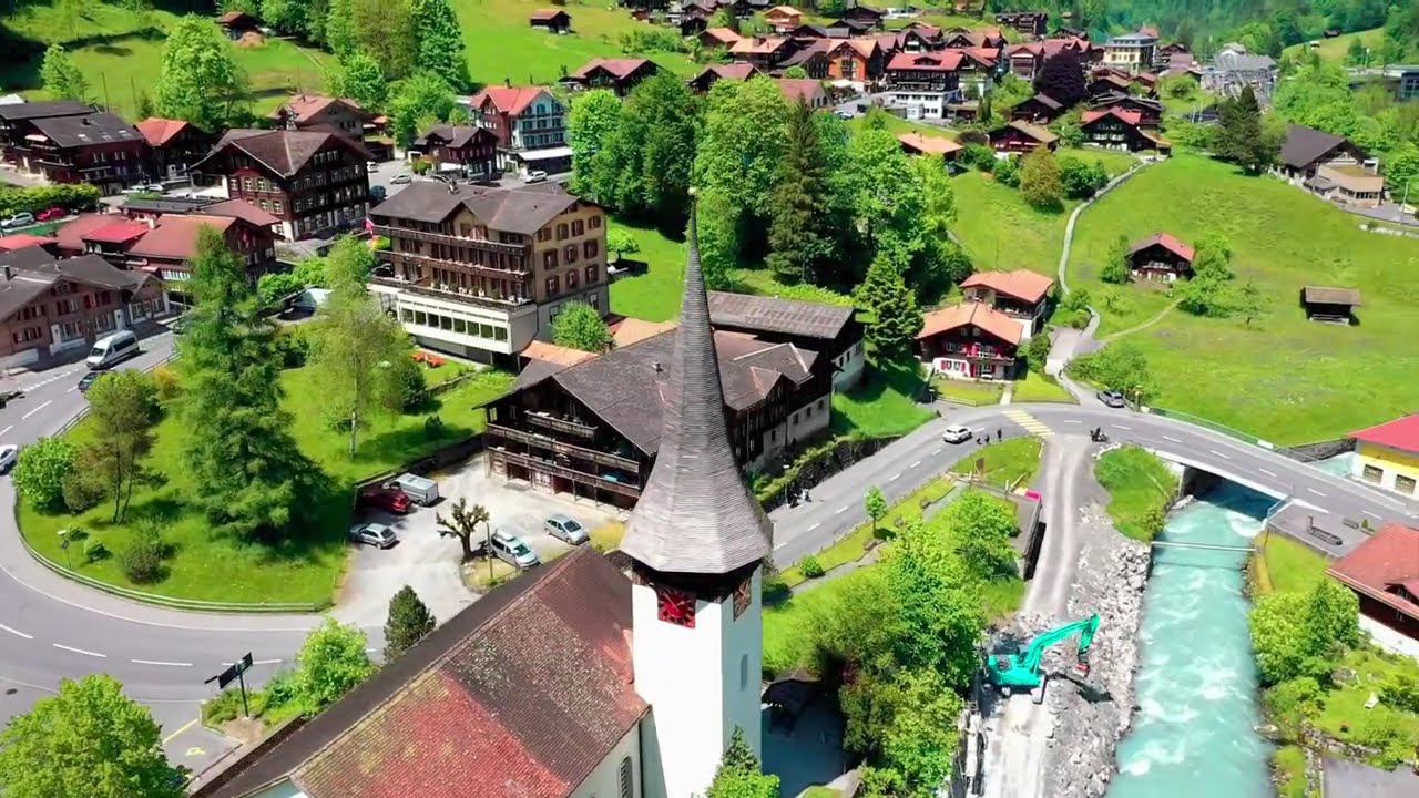Lauterbrunnen, Switzerland - Explore Most beautiful valley 4K HDR