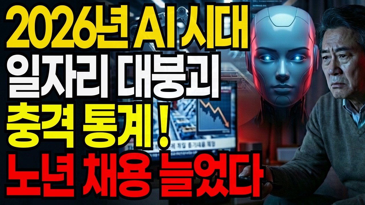 AI 때문에 일자리 줄어드는데… 노년 채용이 늘어난 충격 통계