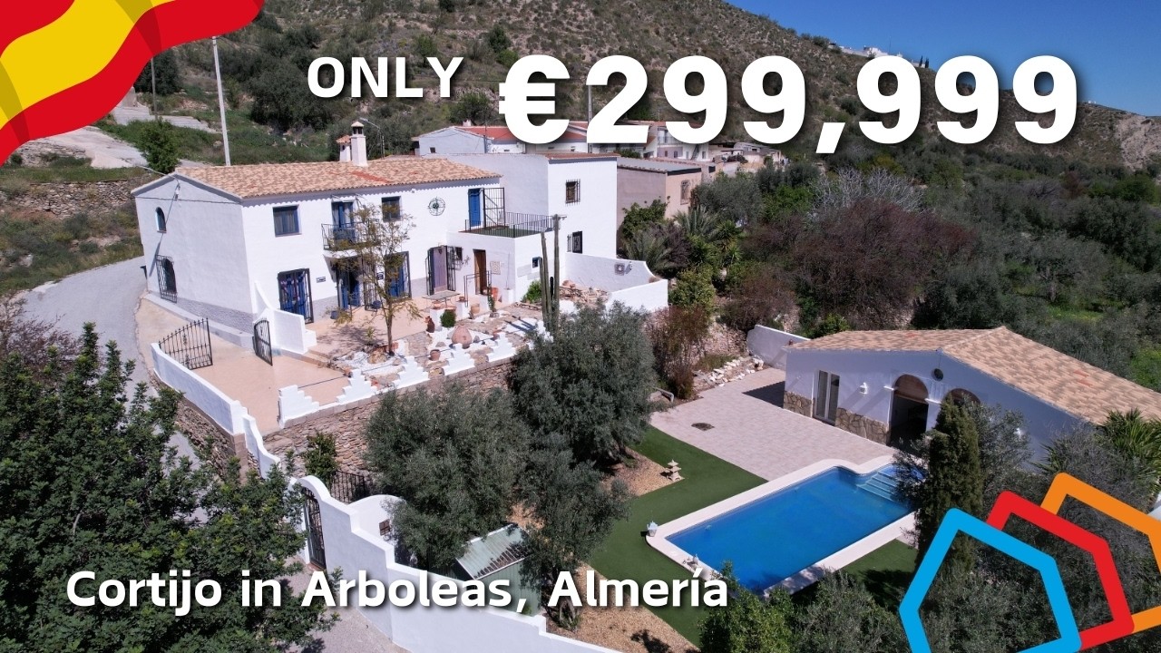 Cortijo Salvia | 7 Bedroom Country House with Views in Arboleas, Almeria | Your Dream Home in Spain!