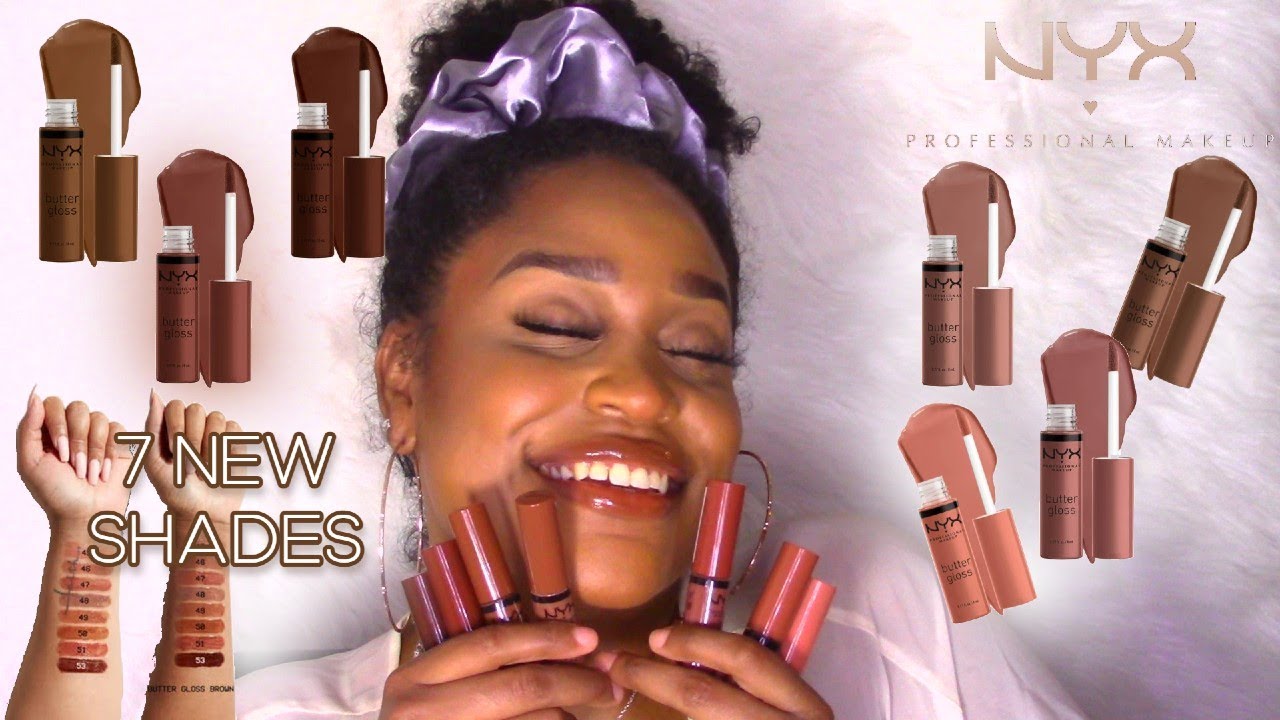 NEW SHADES! l NYX Butter Glosses Review + Swatches l NelleDoingThings!