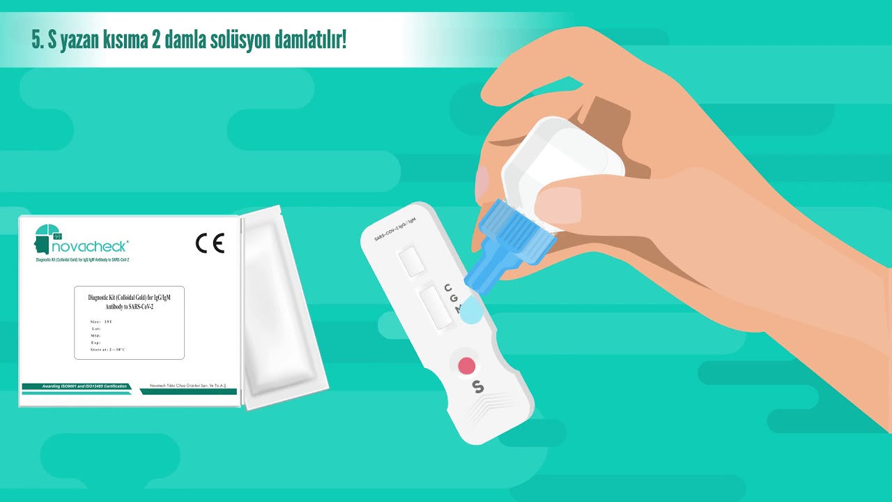 Novacheck Sars Cov 2 IgG IgM Test Kit TUR