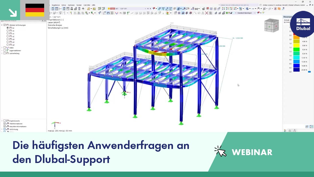 Webinar | Die häufigsten Anwenderfragen an den Dlubal-Support | März 2026