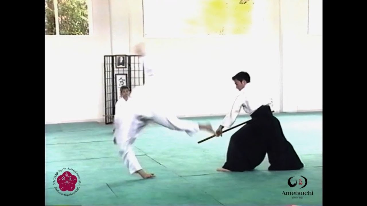 Examen de 3er dan de Shu Kitaura.  San Sebastián Julio de 2002