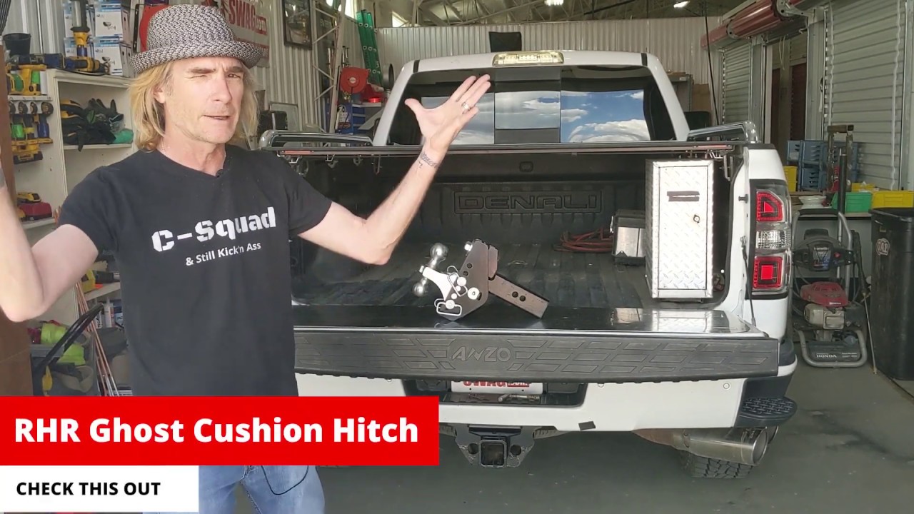 RHR Ghost Cushion Hitch Ball Mount - Smoother Towing - Takes the Bumps & Jerks Out