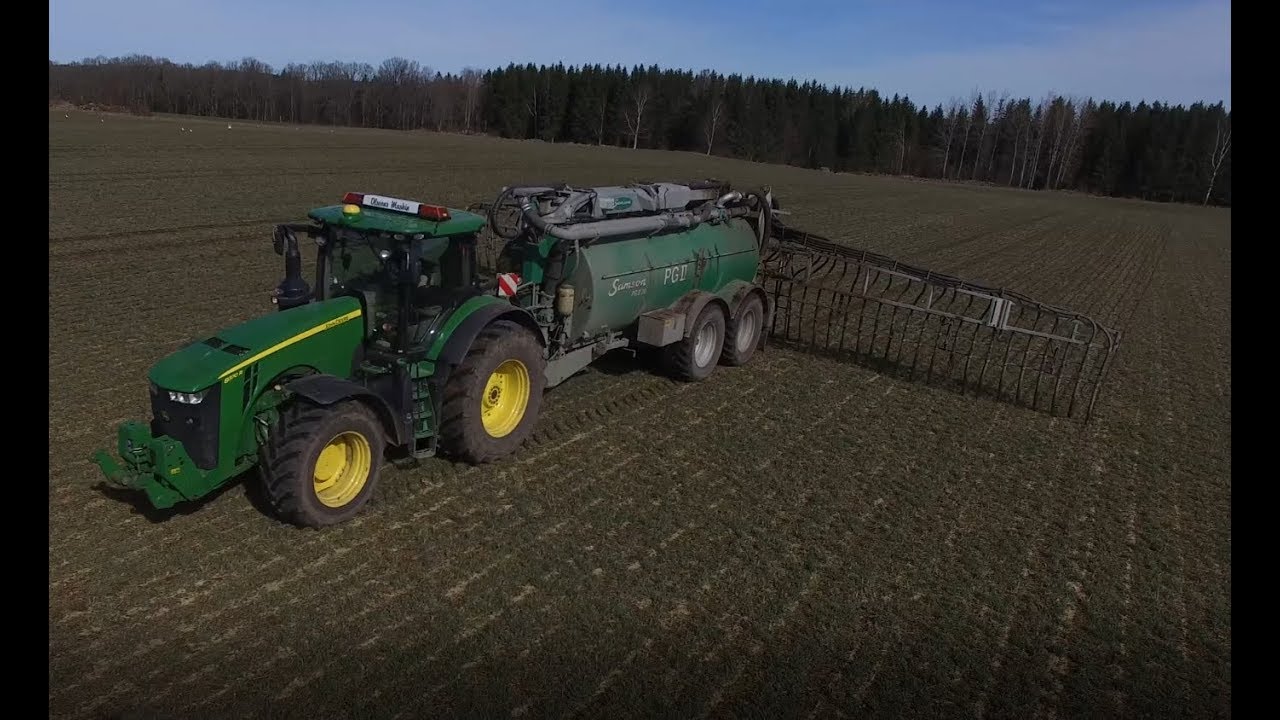 John Deere 8370r & Samson PG 2