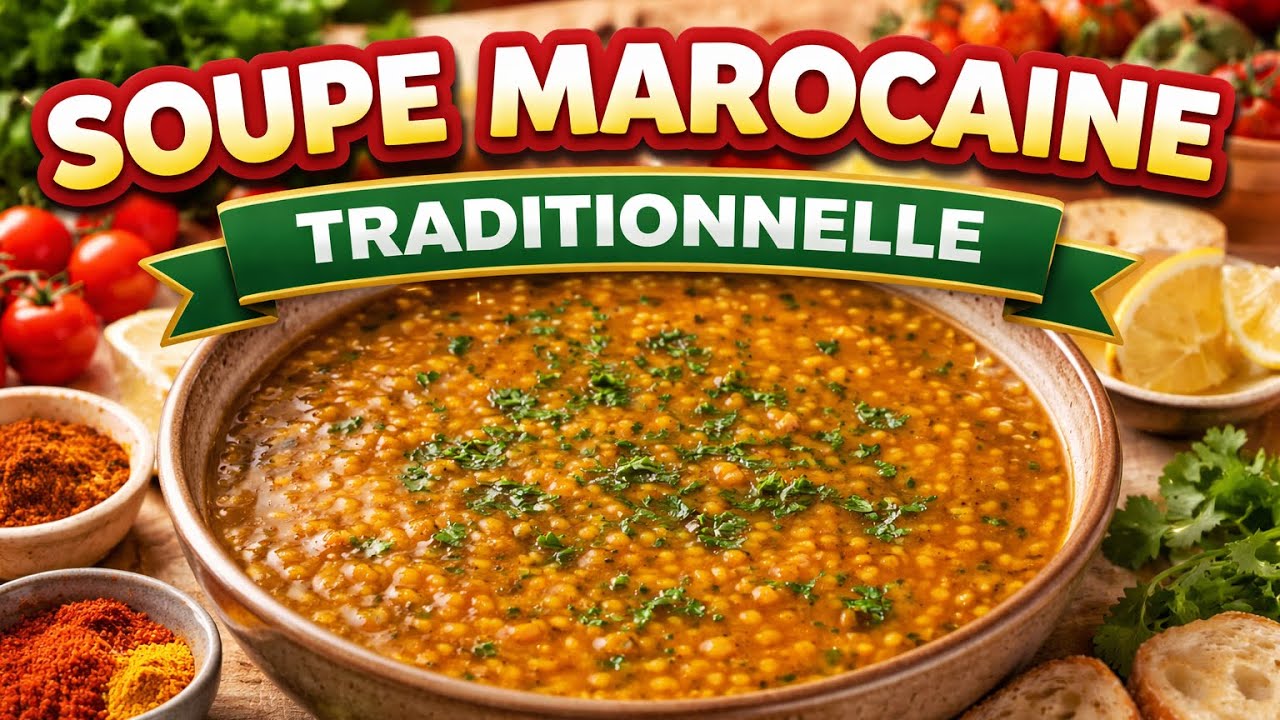 Soupe Marocaine Traditionell et simples🌸