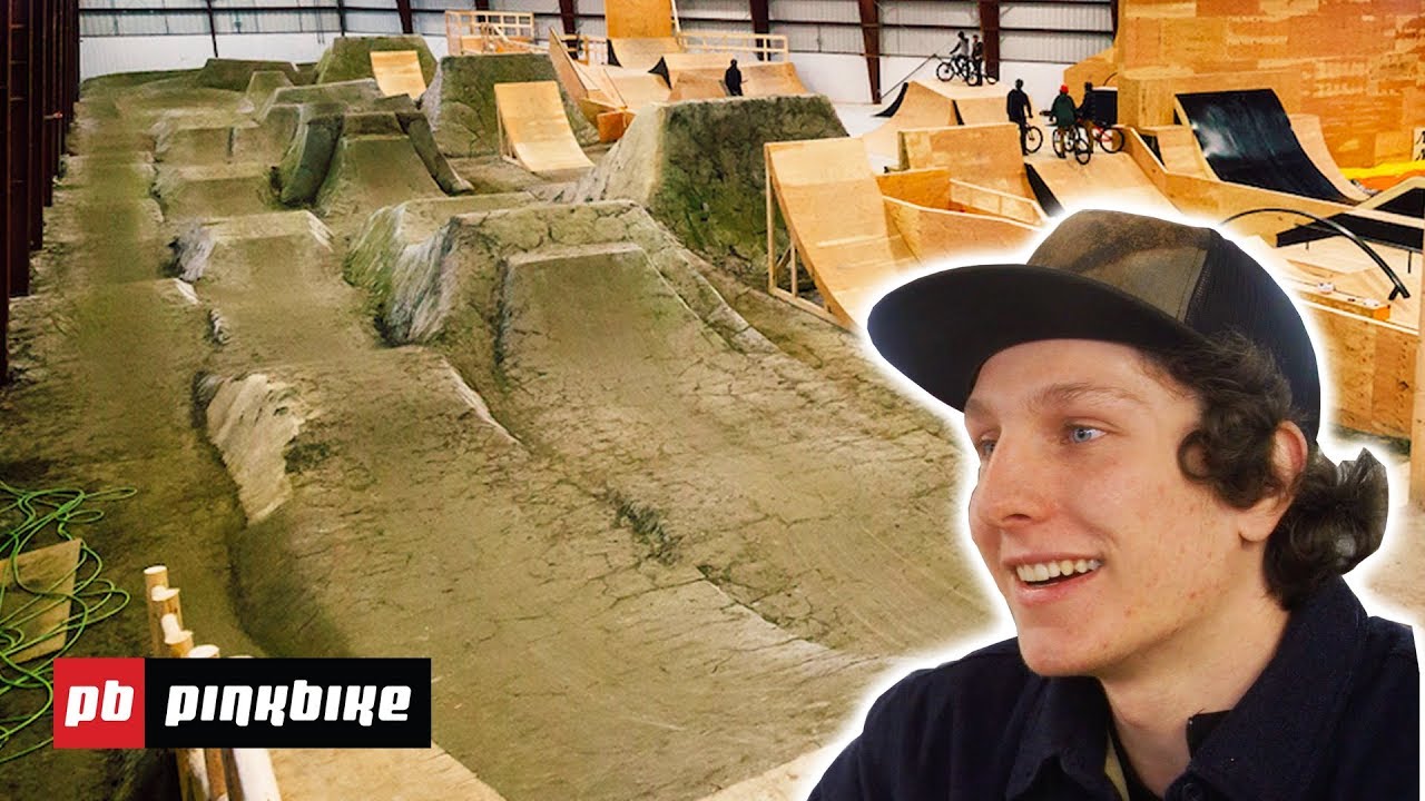 This Guy Built His Own Indoor Bike Park...