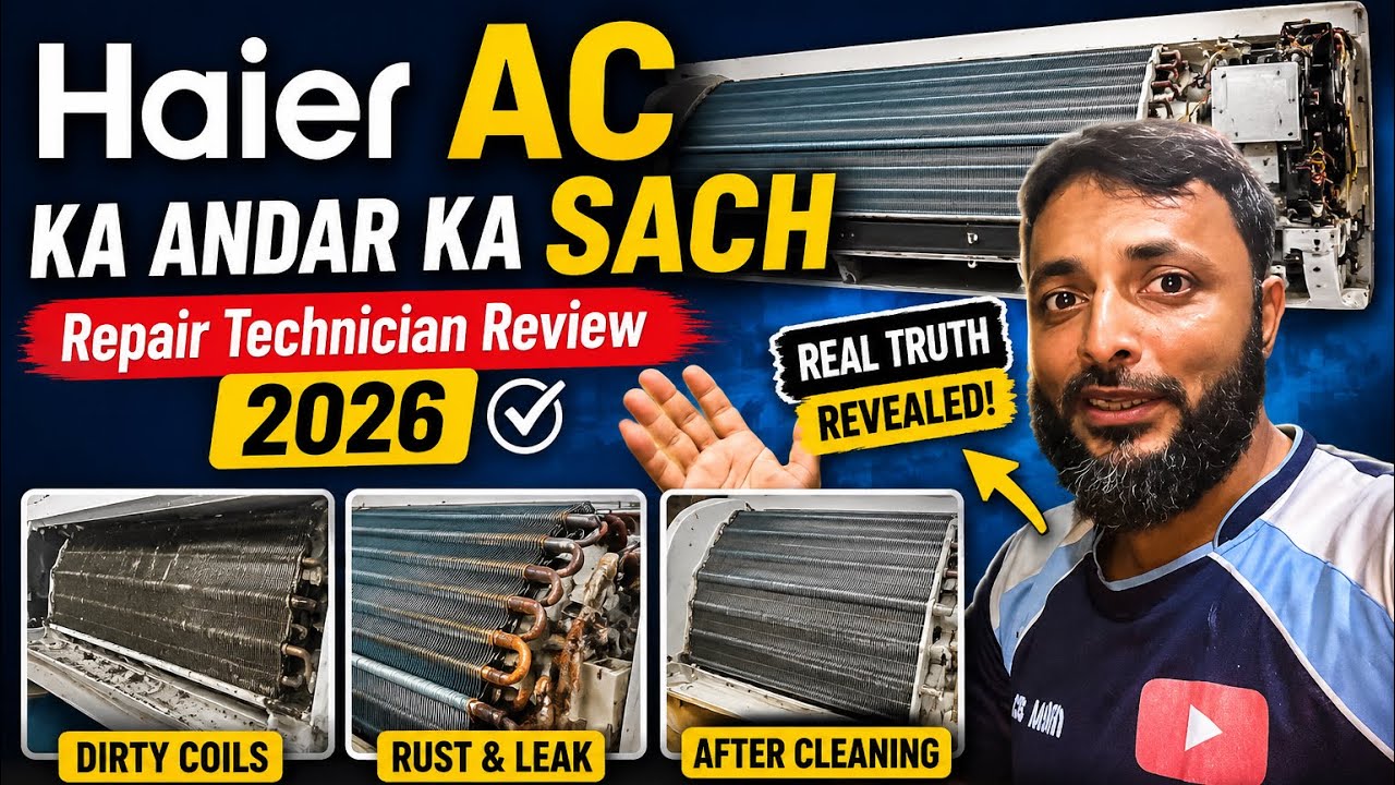 Haier AC Ka Under Ka Such ! Repair Technician Review 2026