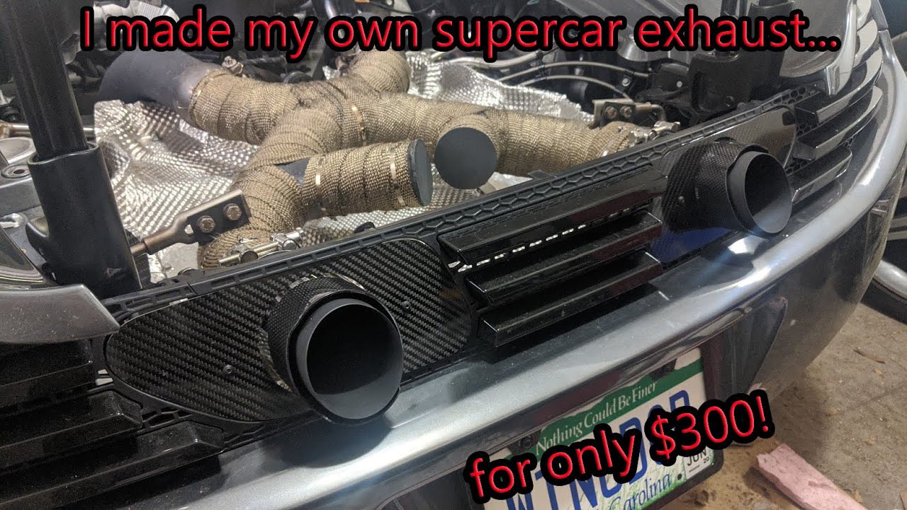 I made a custom exhaust for my McLaren, and it's incredible!