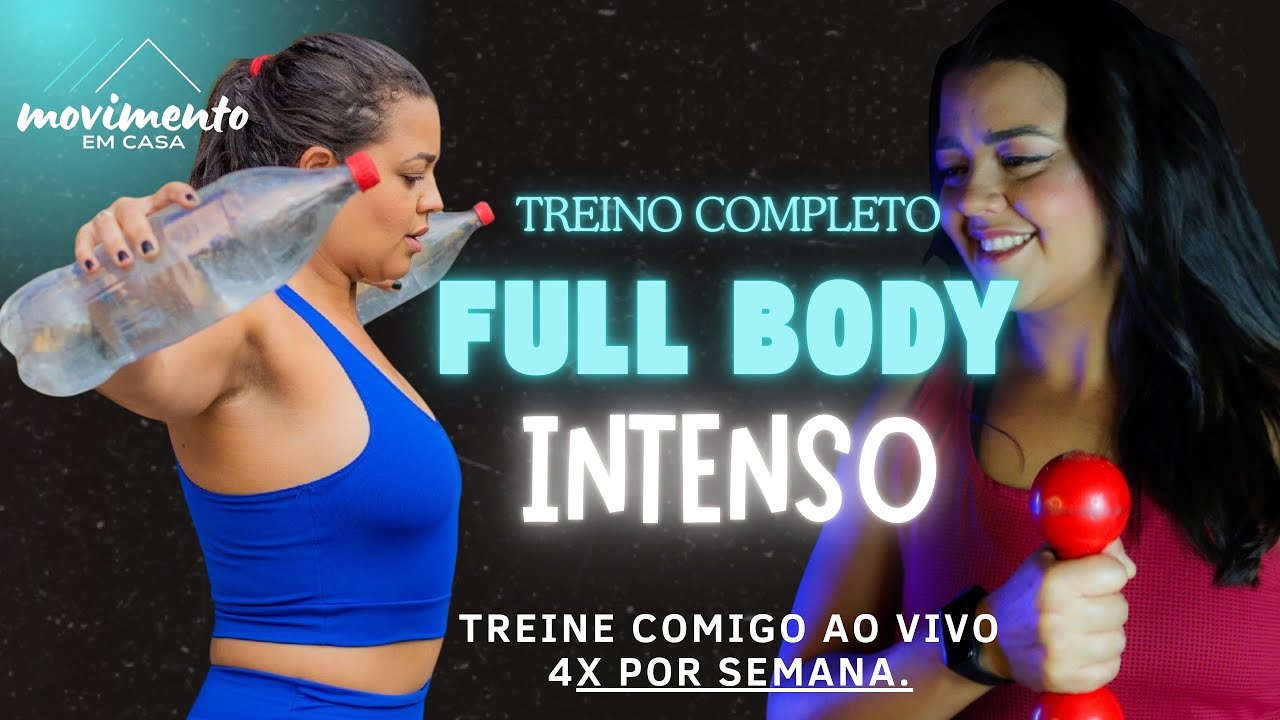 TREINO FUNCIONAL EM CASA COMPLETO FULL BODY✨ Nível Intenso! 🥵🥵🥵🔥🔥
