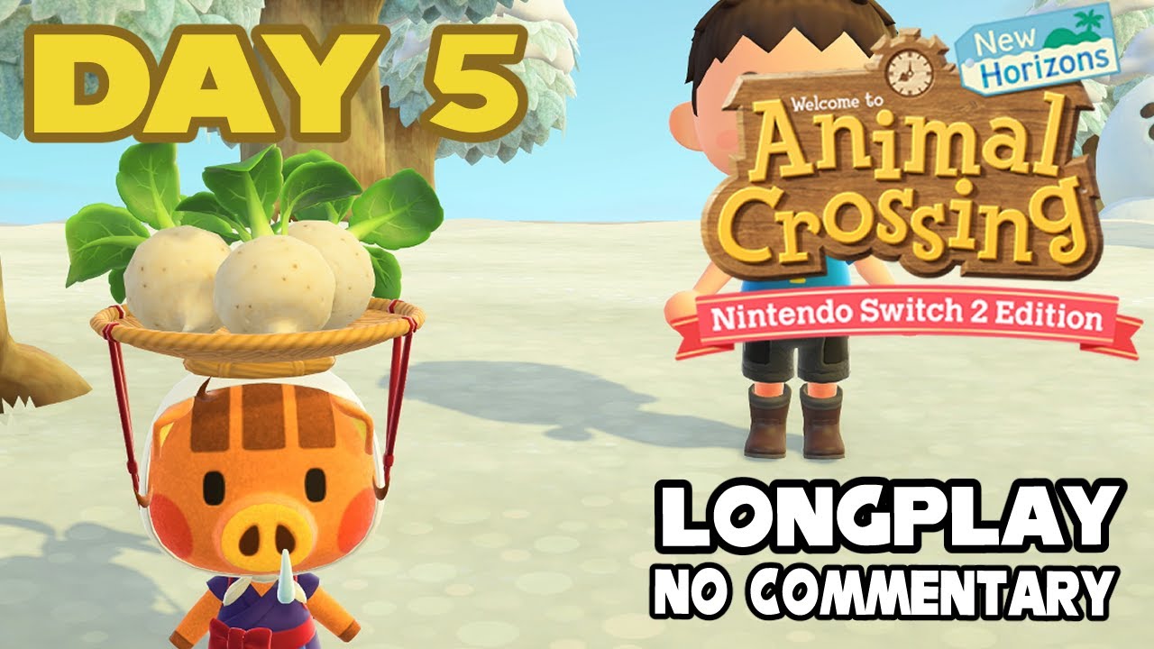 Cozy Animal Crossing: New Horizons Longplay - It's turping time [No Commentary] 4K