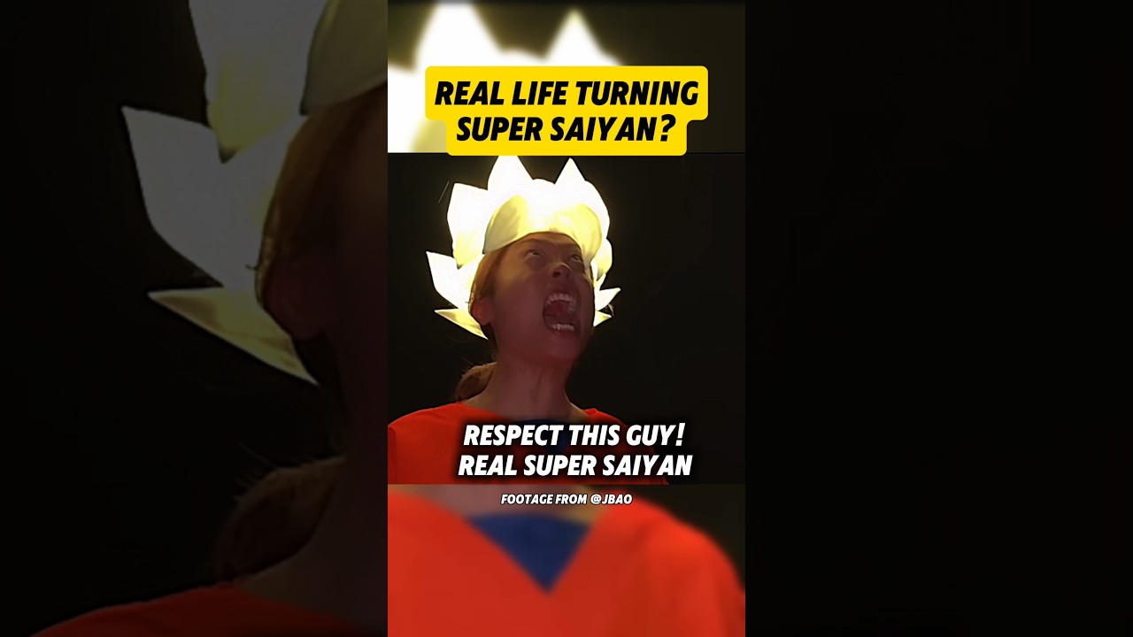 Real life turning Super Saiyan? 