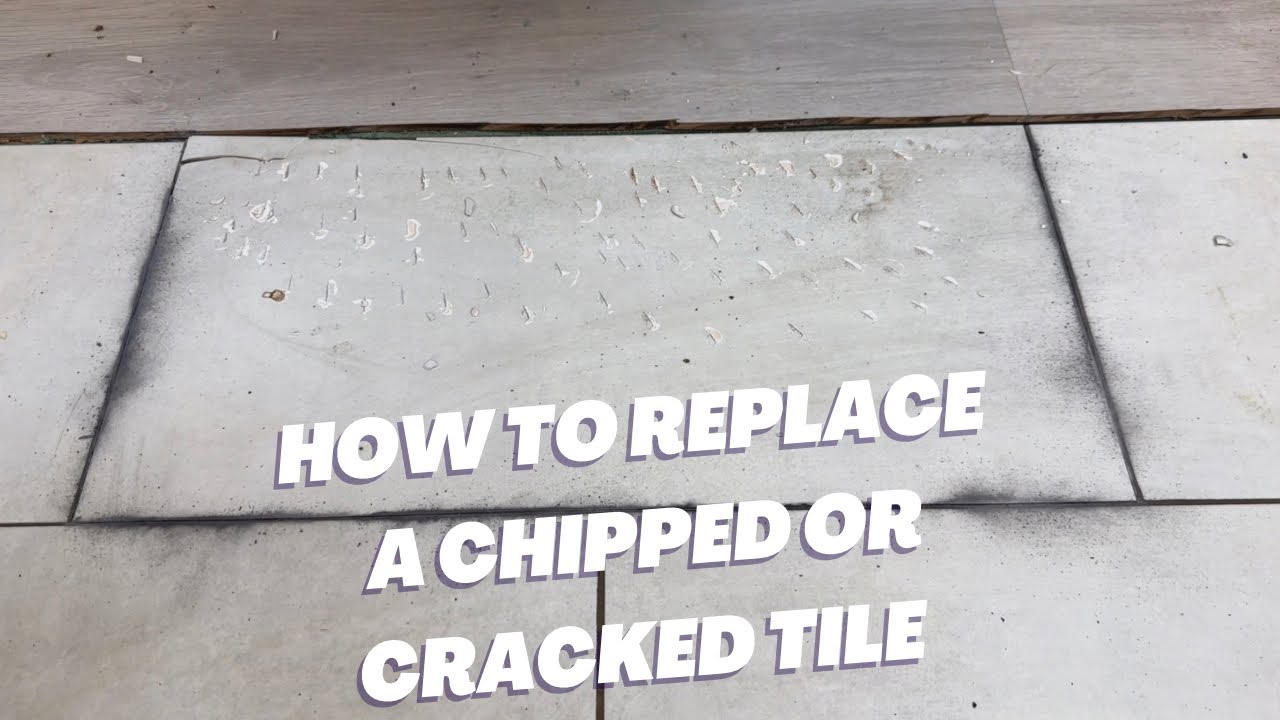 How to replace a broken floor tile