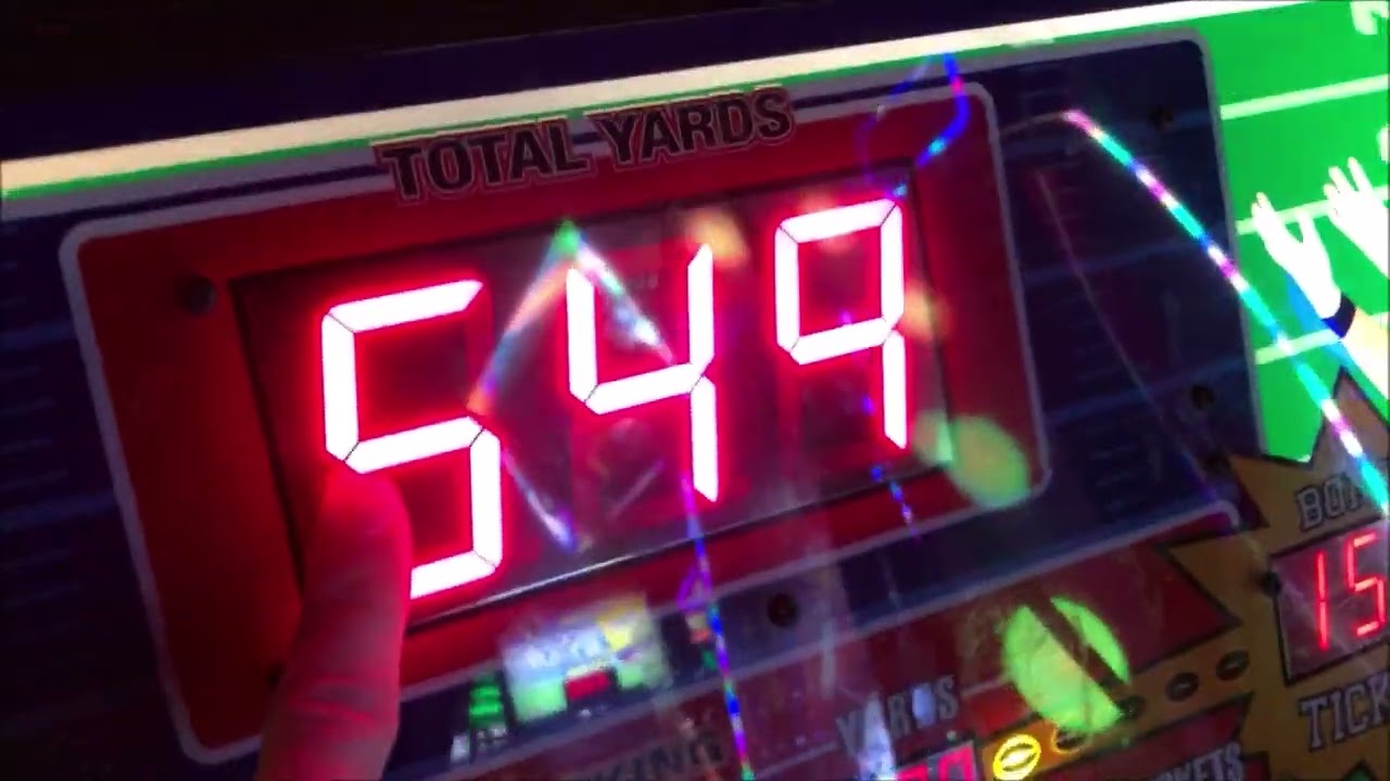 Practicing the NFL 2 Minute Drill Arcade Game