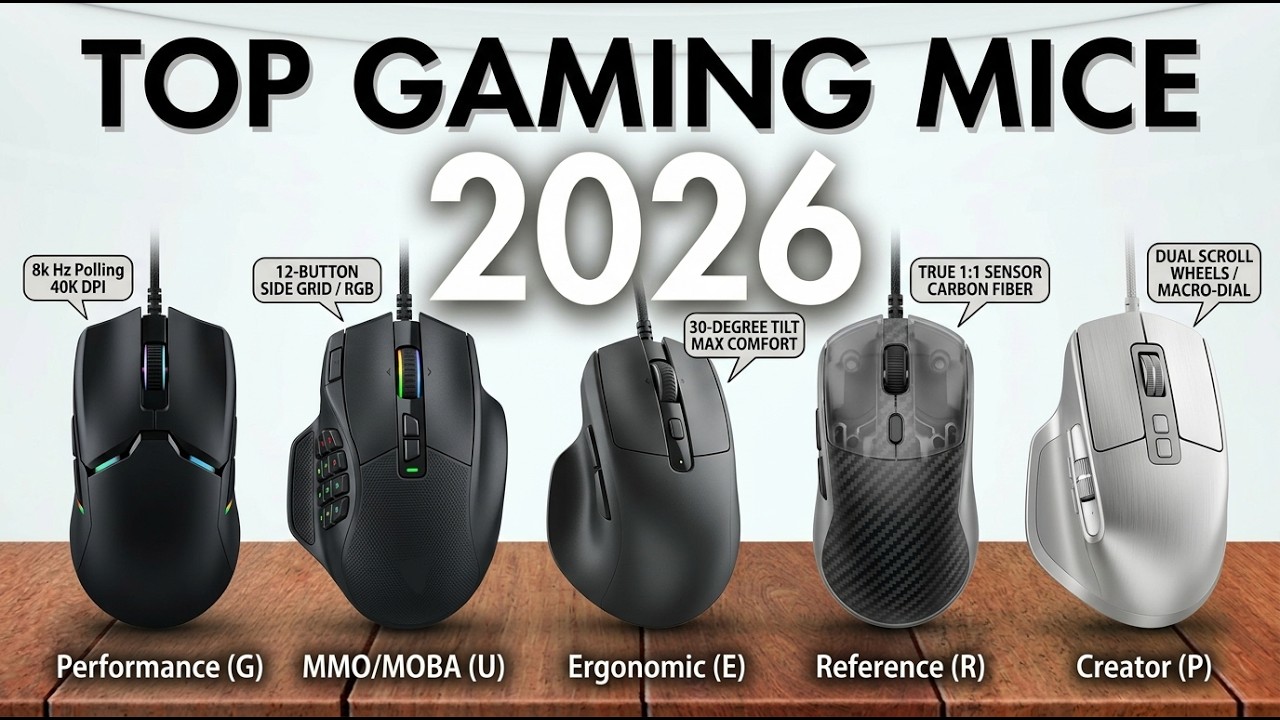 Top 5 Gaming Mice of 2026 — This Is EXACTLY What You Need!