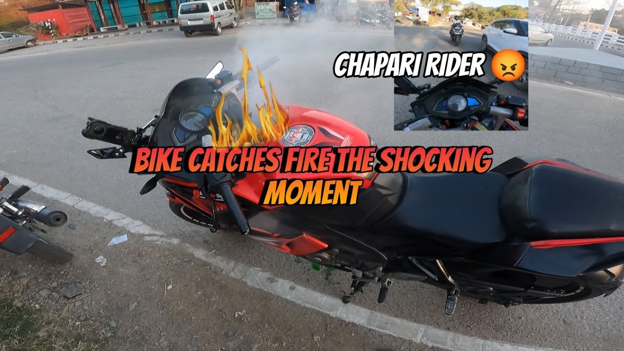 Hyper Ride Gone Wrong: Bike Almost Catches Fire!