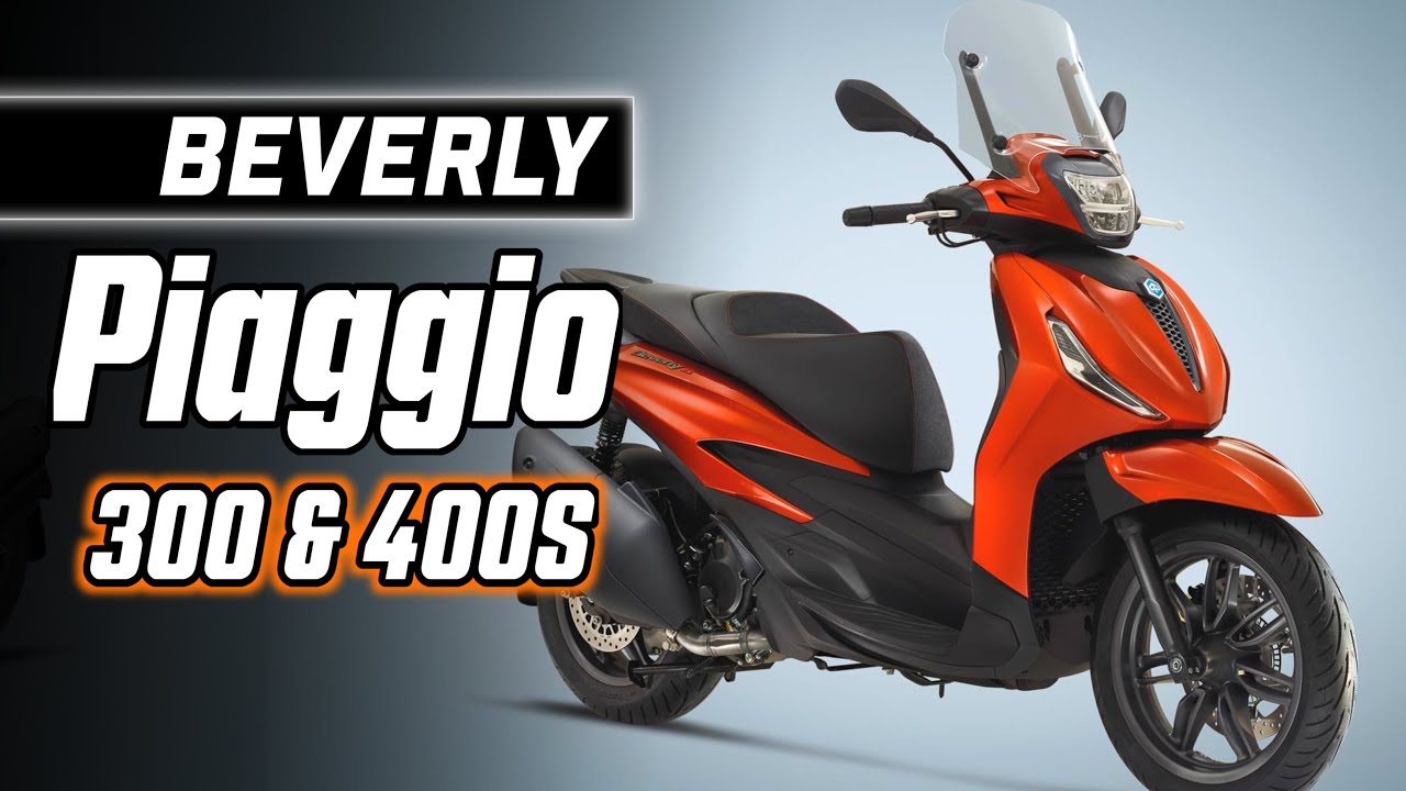 2021 Piaggio Beverly 300 & 400S Details | Motorcycle TV