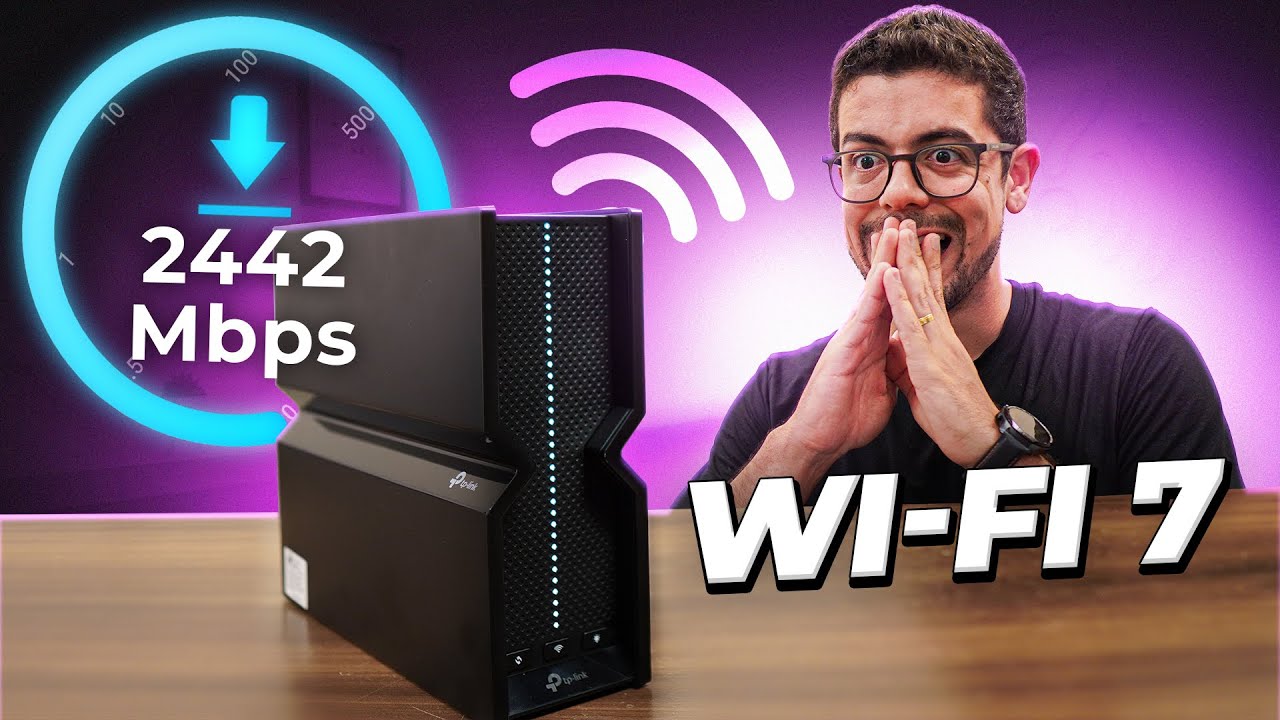 A NOVA ERA DO WI-FI! Testei o Novo Roteador WiFi 7 da TP-Link! (Archer BE550)