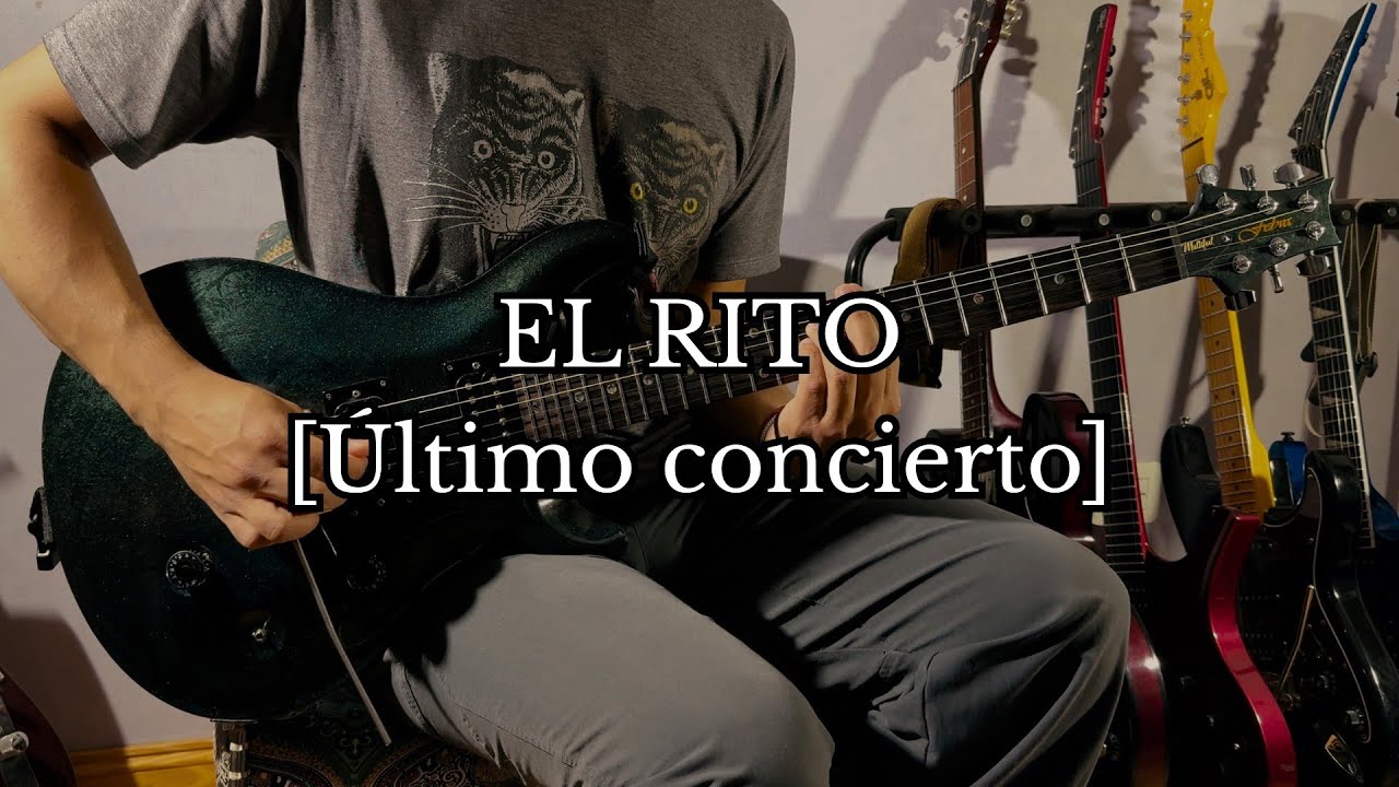 El rito (Cover guitarra) Soda stereo [Ultimo concierto] 1997 | Febra Multifoil