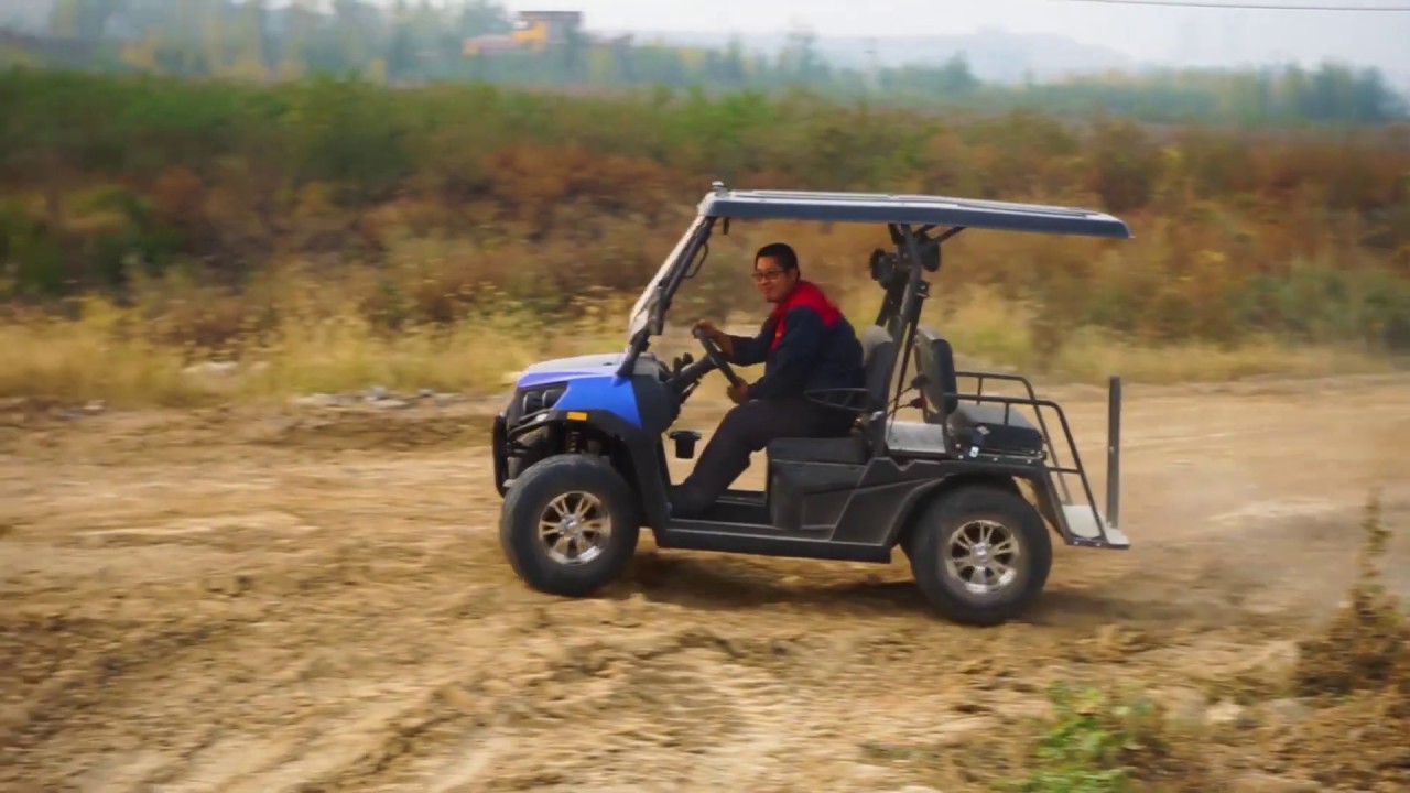 ROVER GOLF CART IN ACTION