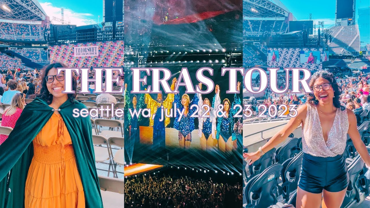 THE ERAS TOUR, SEATTLE N1 + N2 VLOG || getting last-minute tickets, concert experience, &  grwm!