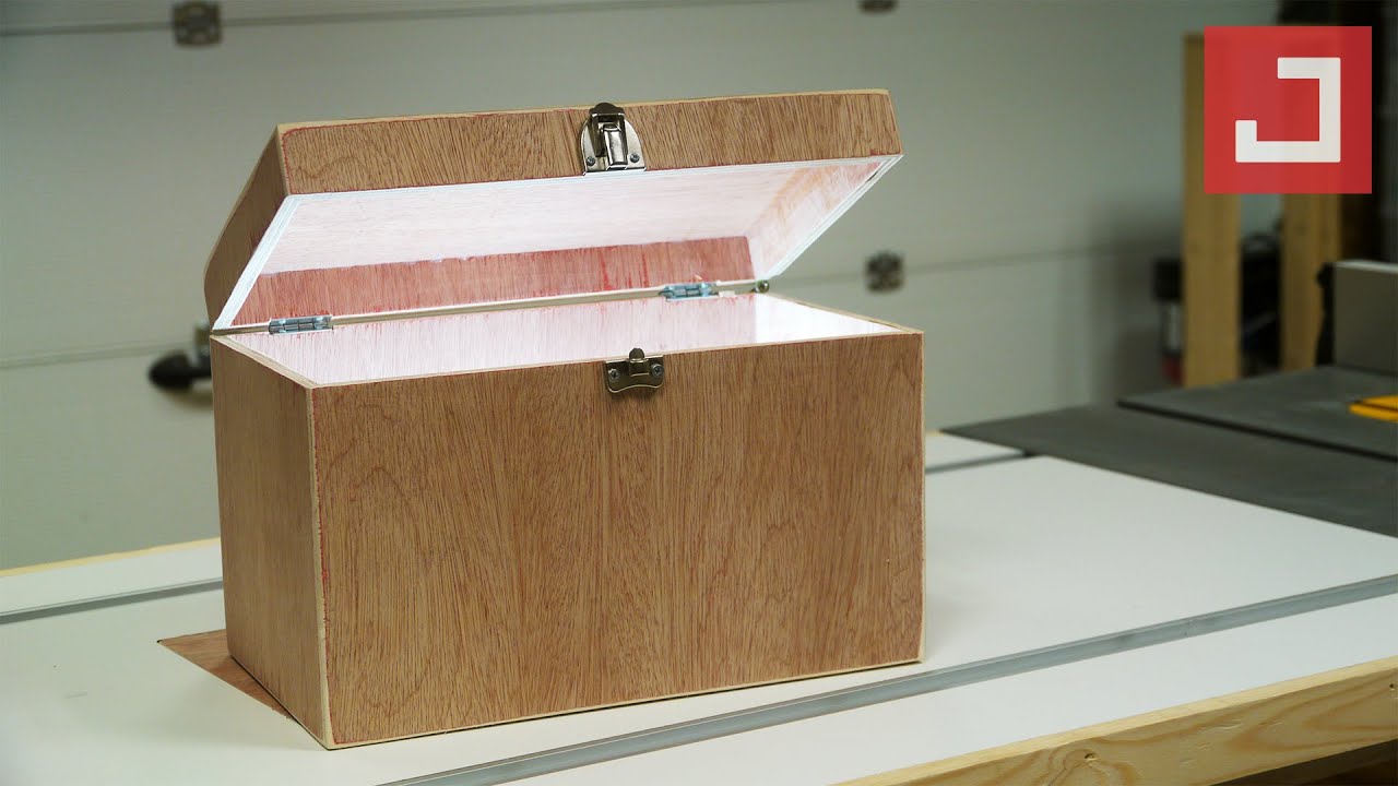 Fabrication d'une boîte en bois avec assemblage à 45° !