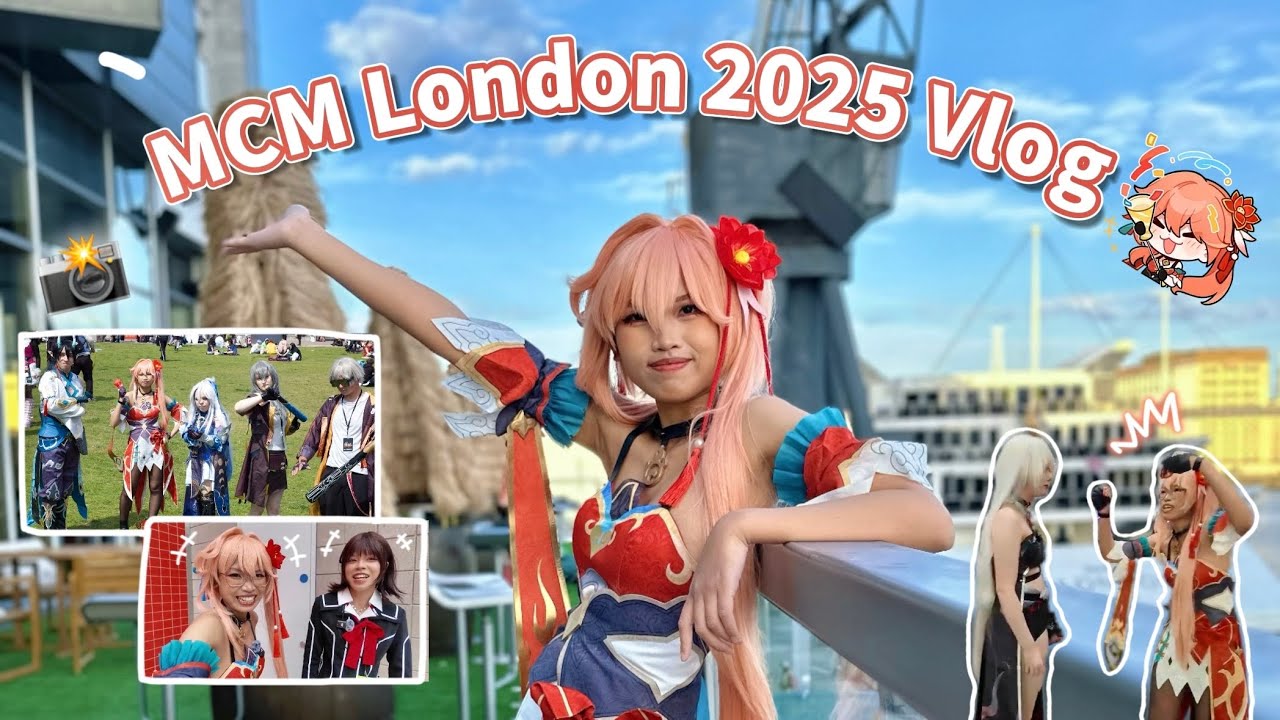 MCM London May 2025 Vlog💫: Honkai Star Rail cosplay (Guinaifen) | Hoyoverse meet-up & Anime stuff🍜🍥