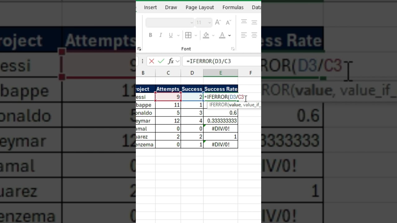IFERROR Function in Excel | Handle Errors Like a Pro!