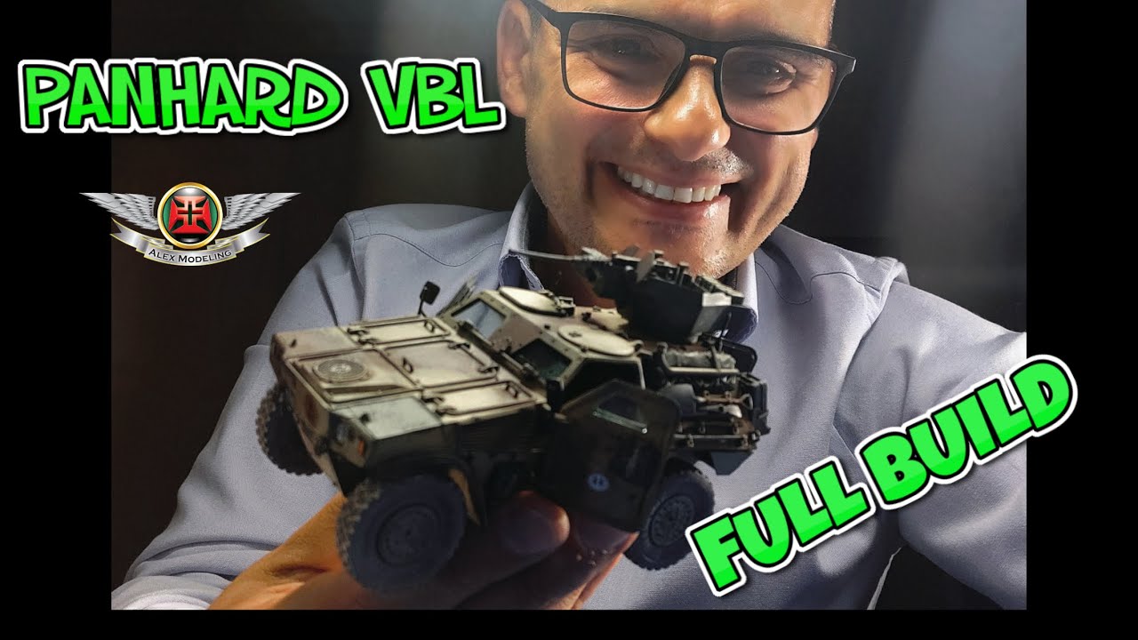TIGER MODEL 1/35 PANHARD VBL FULL BUILD VIDEO PLAMO BUILD