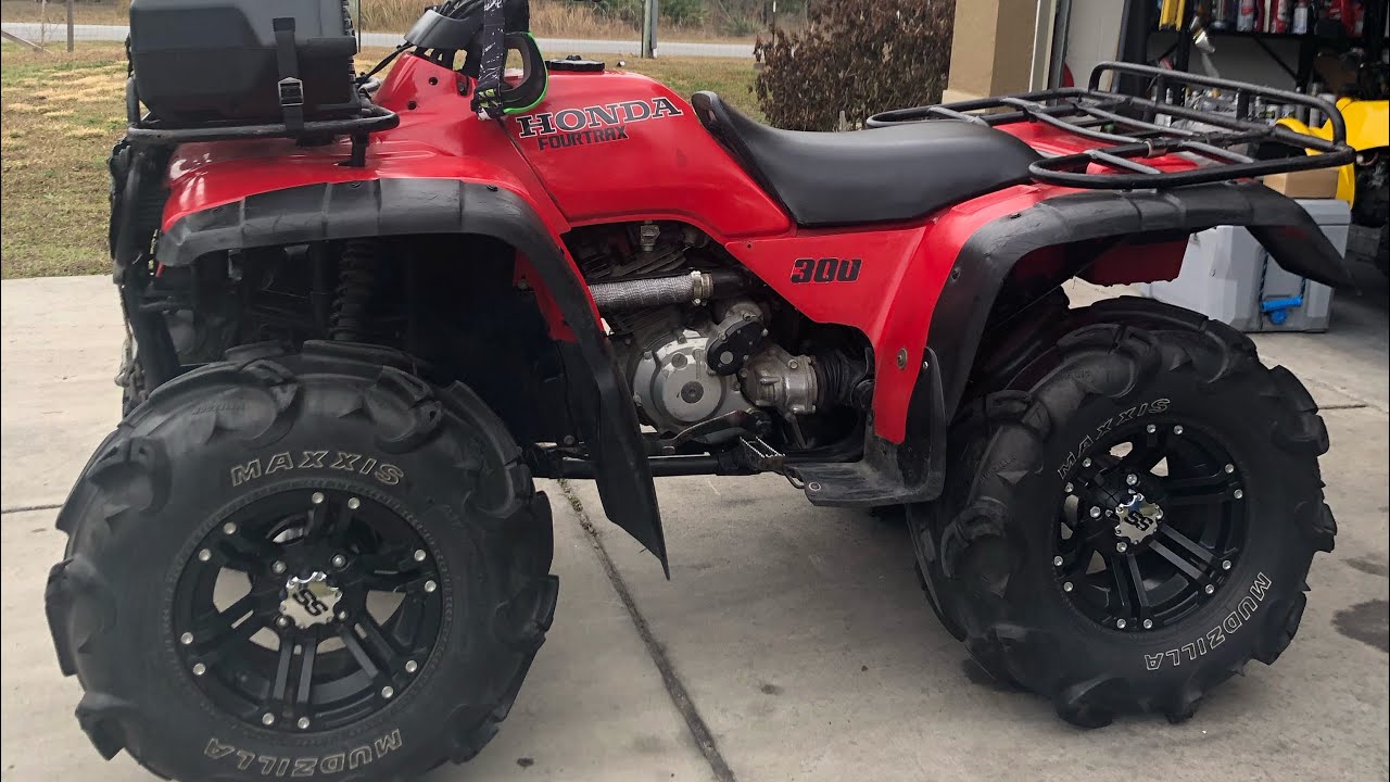 4” Budget Honda Fourtrax 300 lift!!