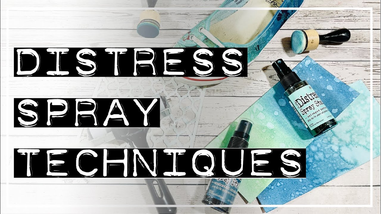 Что ВЫ можете сделать с помощью Distress Ink Sprays? 🤔 3 удивительных НОВЫХ техники!
