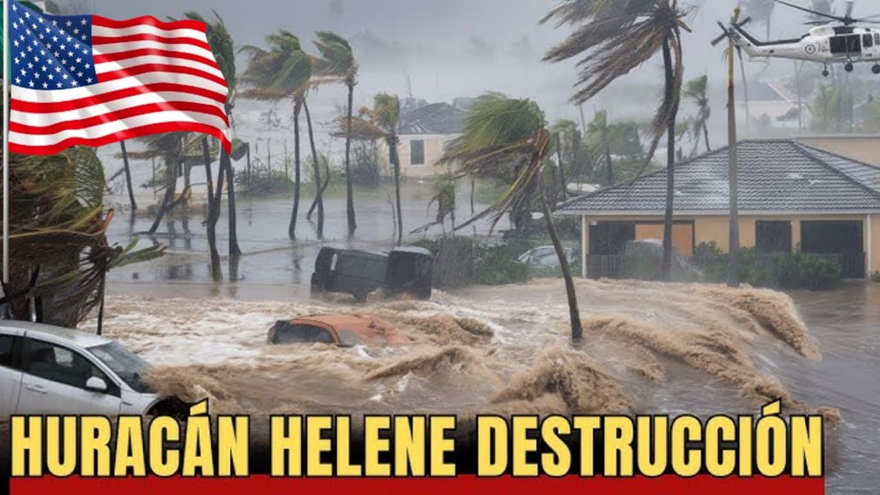 Hurac&aacute;n toca tierra en florida castatrofico lo que acaba de ocurrir!!!!