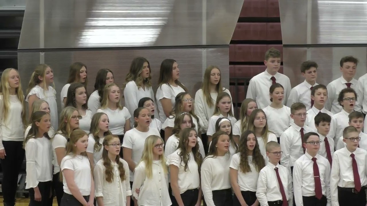 2025-26 Winter Band and Choir Concert 7th and 8th Grade Choir