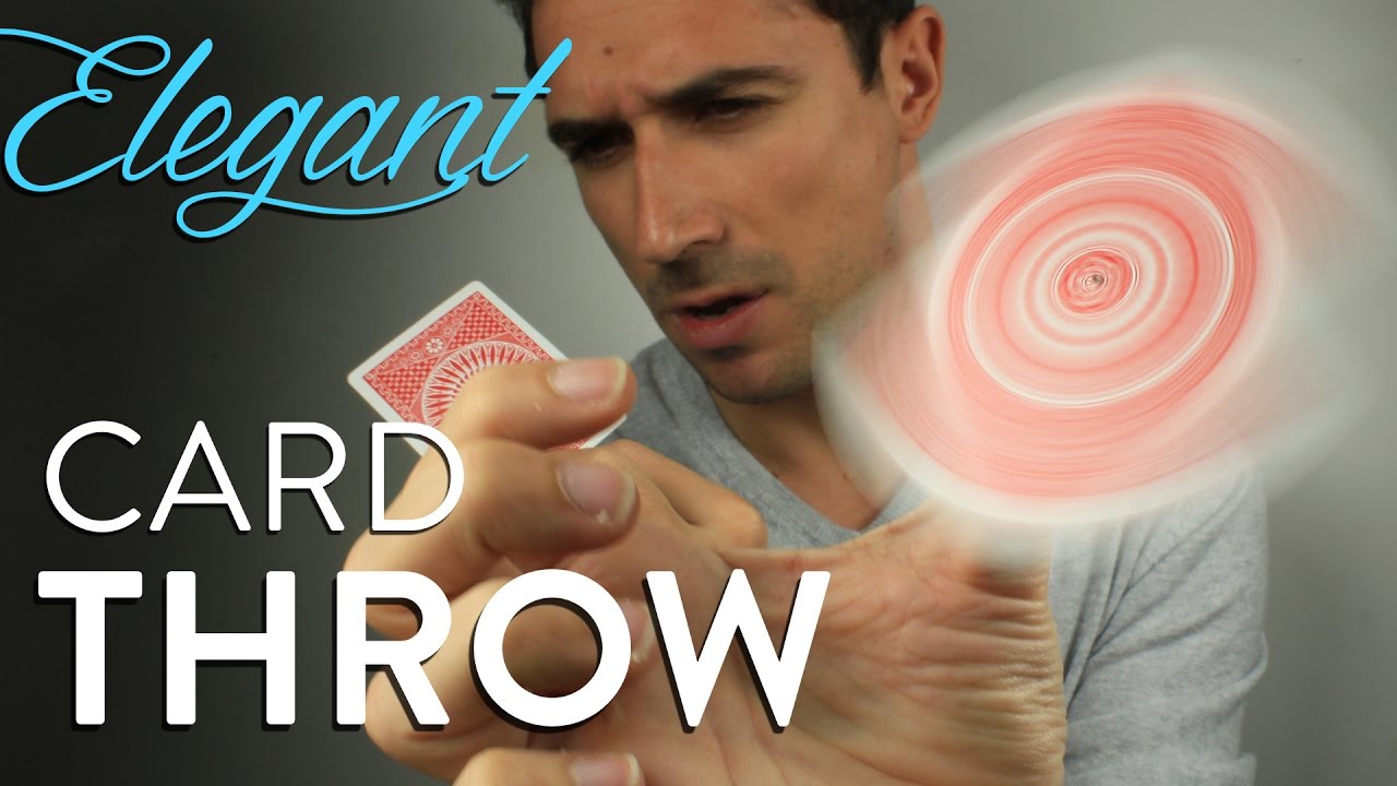 How to Throw a Playing Card Easy and Elegant - Flicker Flic Tutorial