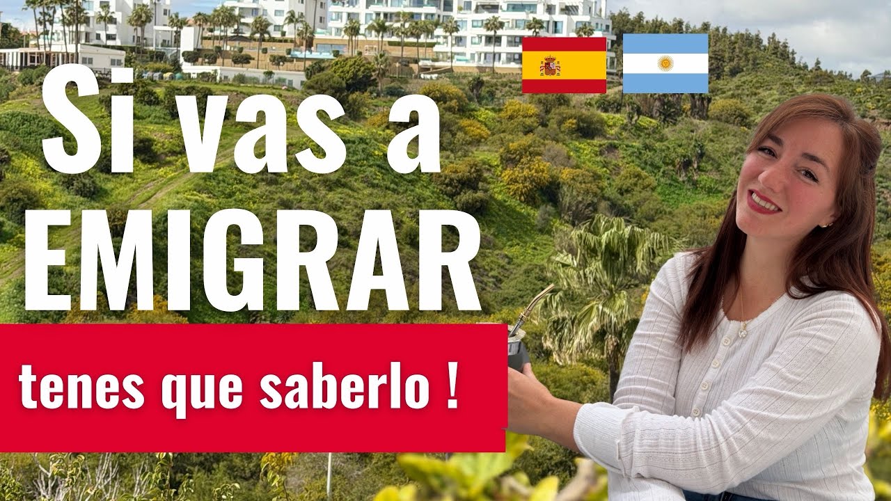 Te cuento DE QUE TRABAJO y que te recomiendo hacer si estás pensando en EMIGRAR a 🇪🇸ESPAÑA #emigrar 