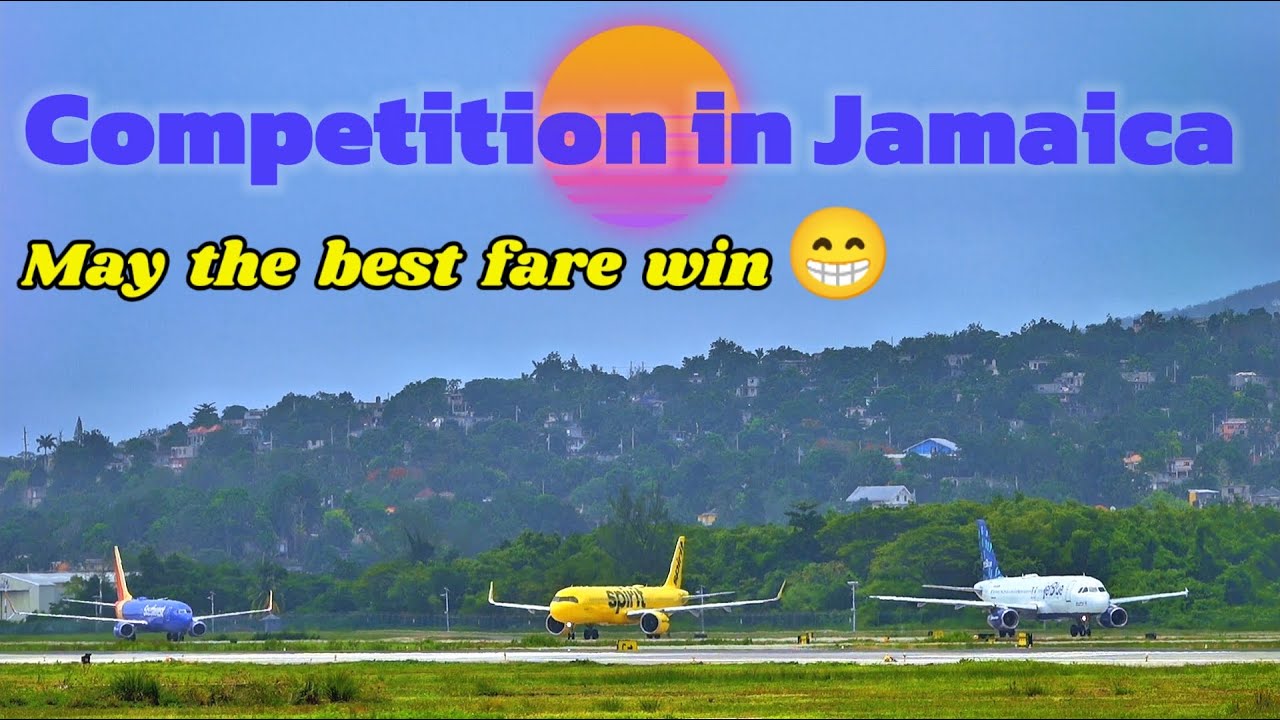 It's on✈️ Airplane spotting Jamaica 🇯🇲 competition is good