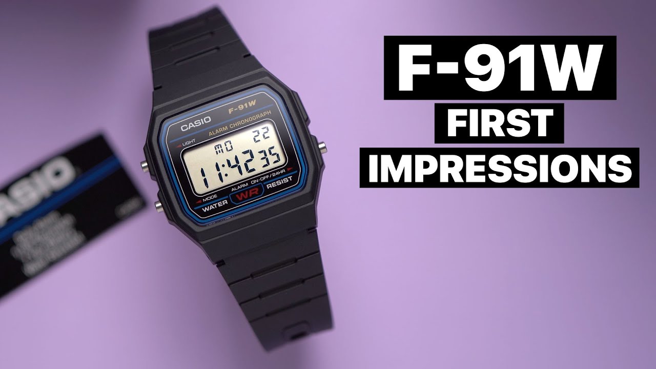 A watch collector's first impressions of the Casio F91W