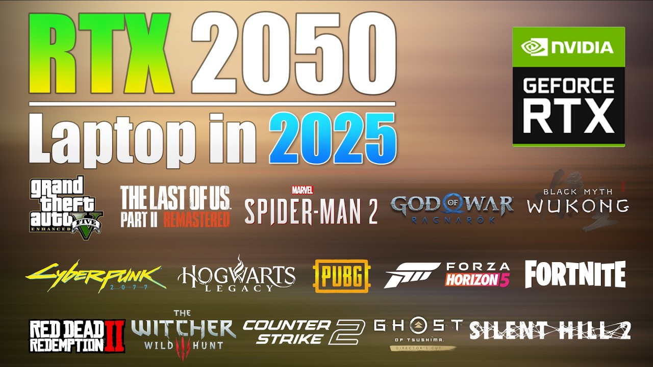 RTX 2050 Laptop in mid 2025 - Can it Still Handle Modern Games?