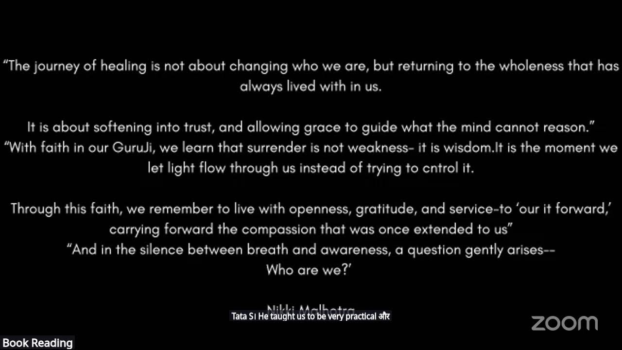 Book Reading - Letters to your Soul By Nikki Malhotra Nov 12th, 25- Day 2