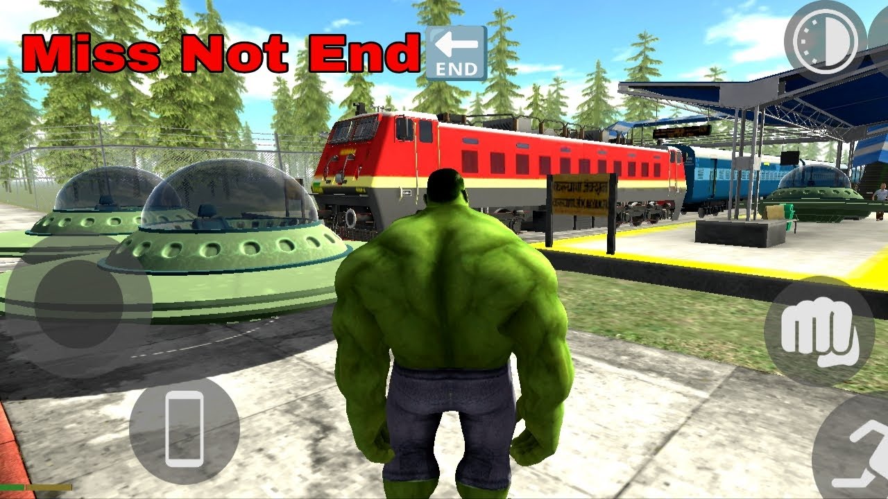 Halk  Ufo  Going To Station 🚉 tren running       || Indian bike drive 3d game ||🎯