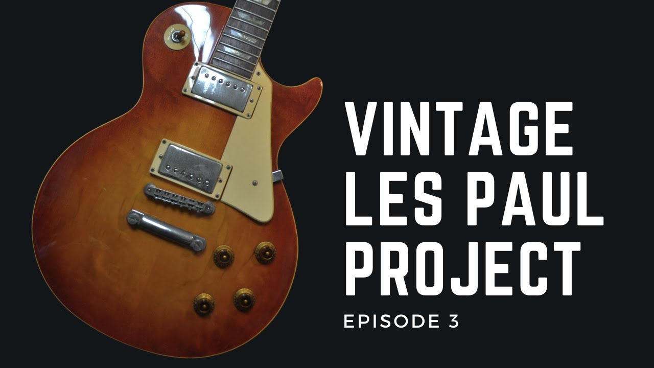 Vintage Les Paul Project: Ep.3 = Fret removal, binding removal and fret board removal on the Argus
