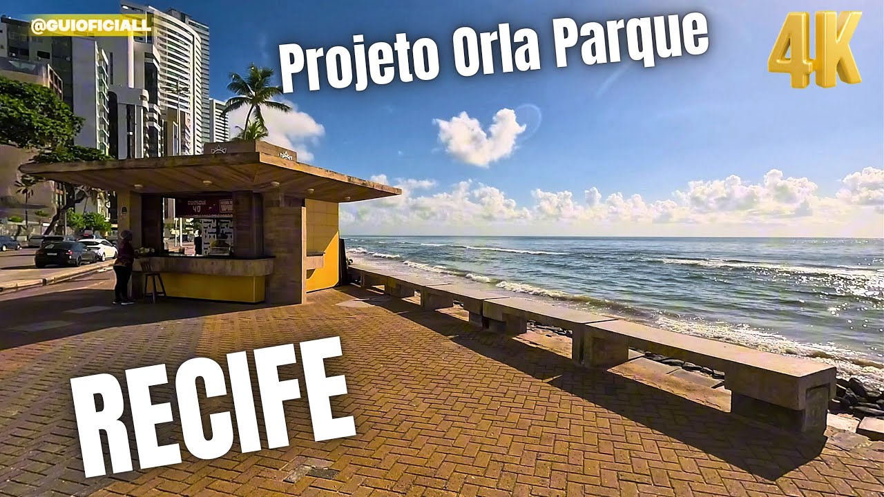 Praia de boa viagem obras do calçadão da ORLA ￼ de boa Viagem Bora ver como está ficando RECIFE PE 