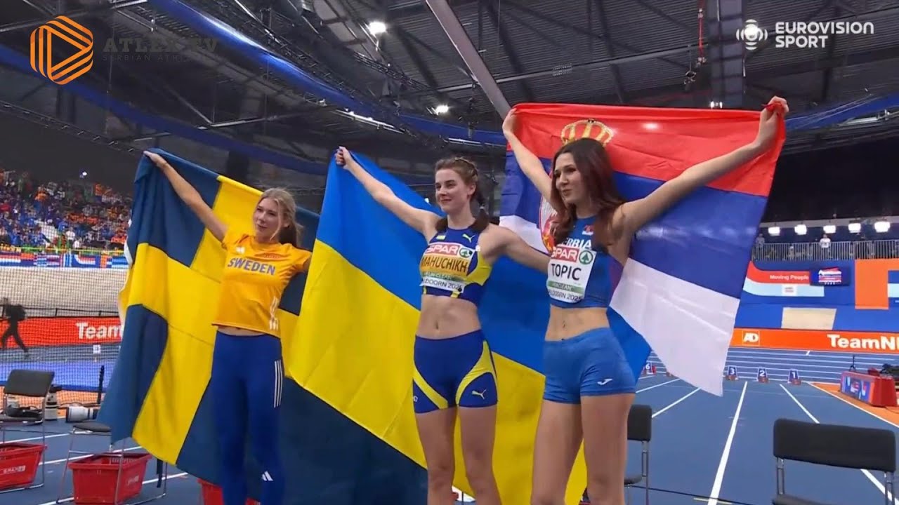 🥈 Angelina Topić  - ceo nastup na dvoranskom Evropskom prvenstvu 2025. | Put do srebra